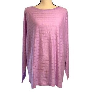 Style & Co Lavender lightweight sweater 2X